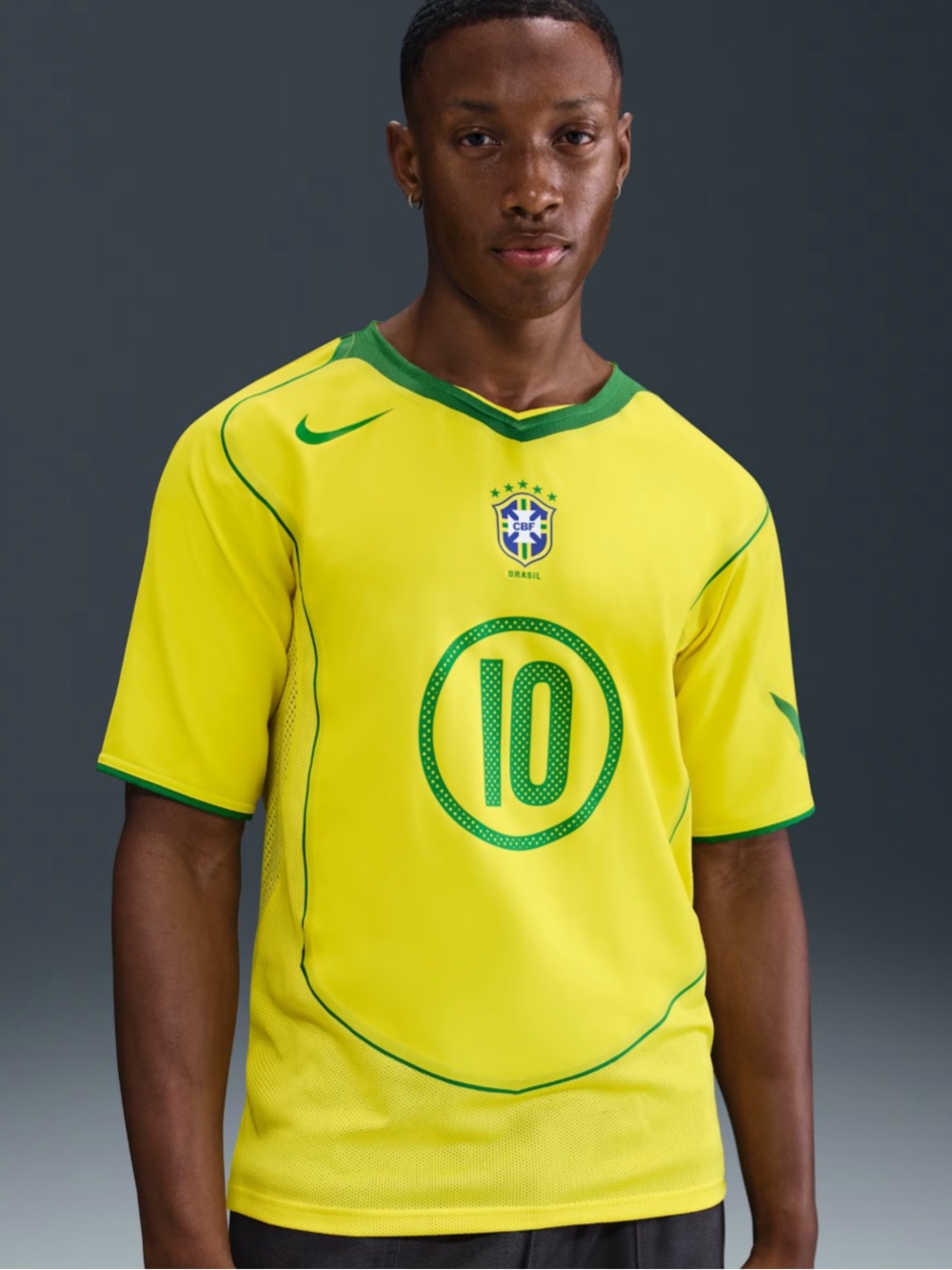 Nike Total 90 Brazil Ronaldinho 2004 Reissue Jersey